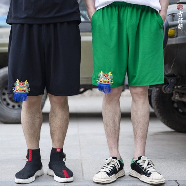 Lion Awakening Tassels Shorts