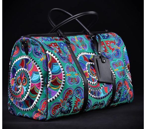MIAO Hmong Embroidery Travel Handbag